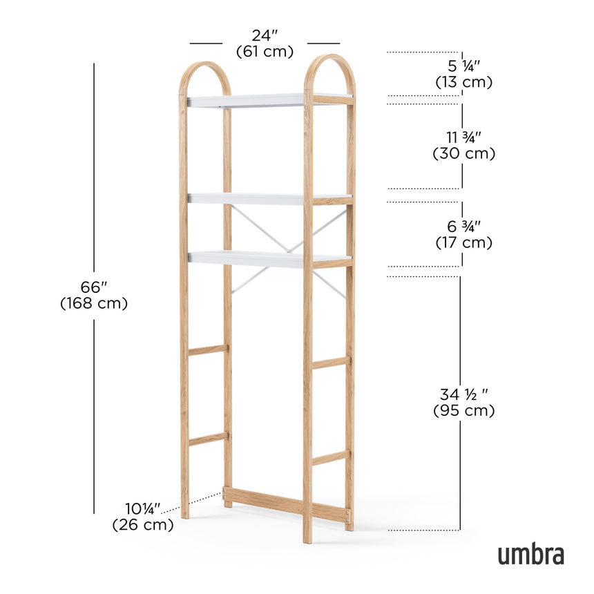 Shelves & Magazine Racks | color: White-Natural