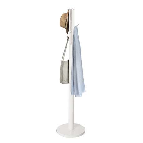 Coat Racks & Valets | color: White-Nickel